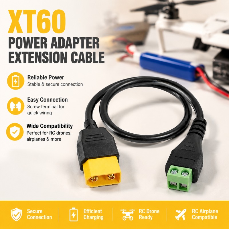 Fpv Drone Charger - XT60 Konnektör Erkek Dişi - 2
