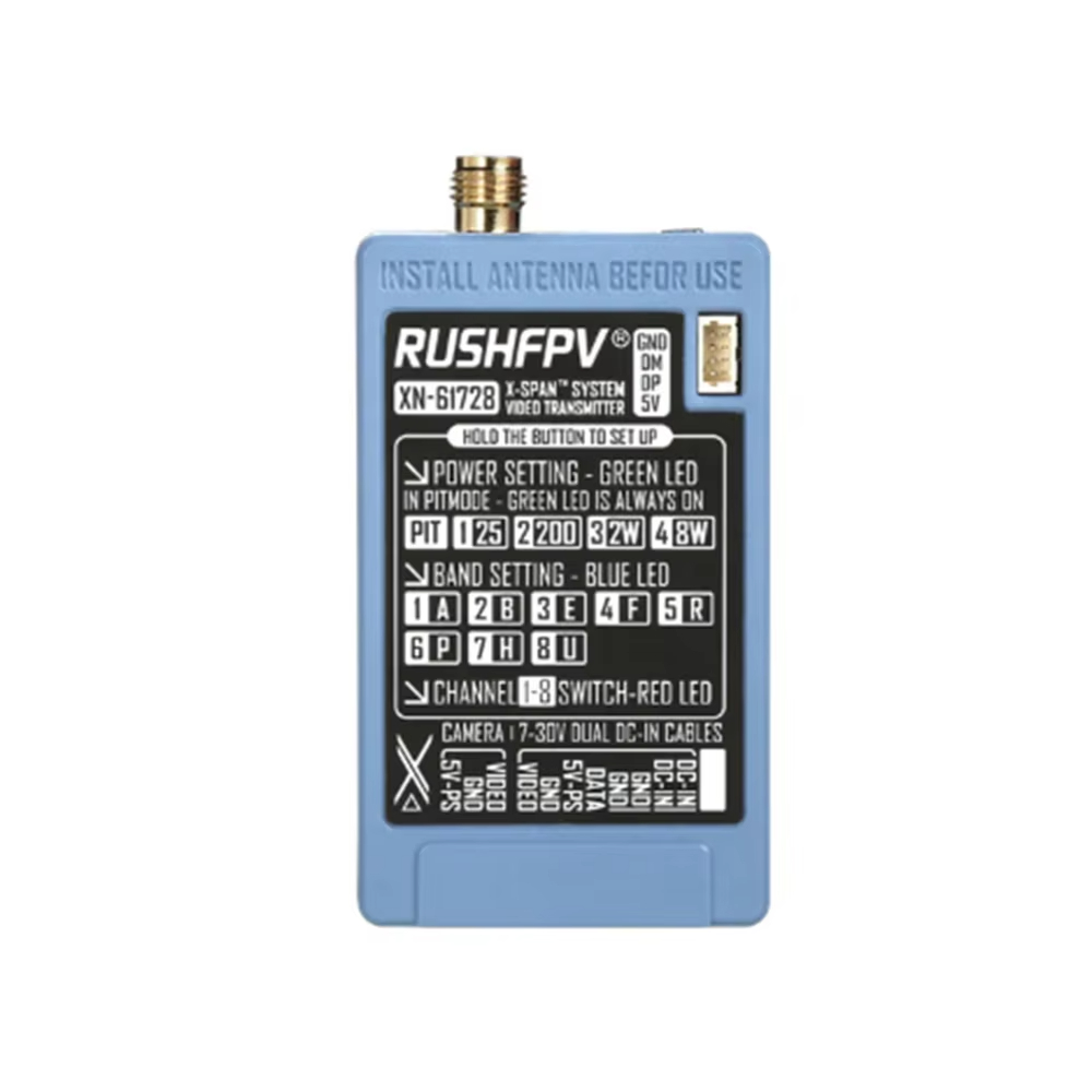 RUSHFPV 6.1‑7.2G 8W X61728 VTX - Fpv Drone Transmitter incelemesi ve fiyatı