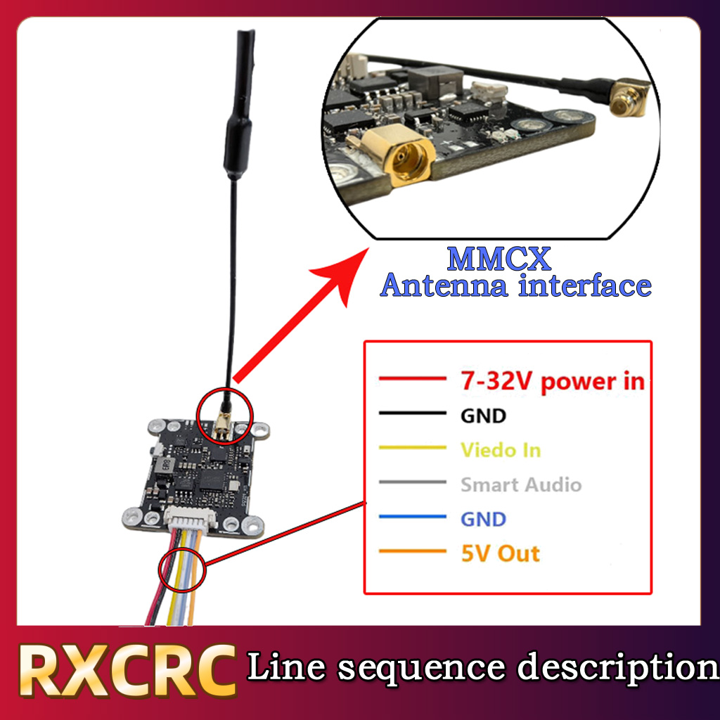 RXCRC 5.8G Modülü 48CH 1.6W VT - Fpv Drone Transmitter incelemesi ve fiyatı