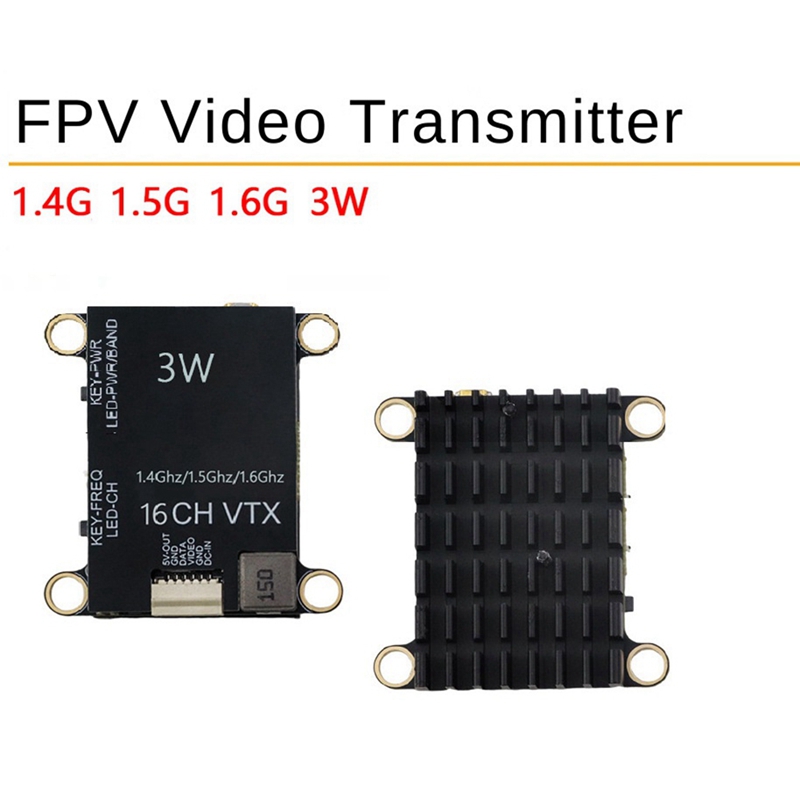 1.4G 1.5G 1.6G 3W VTX 16CH Yük - Fpv Drone Transmitter incelemesi ve fiyatı