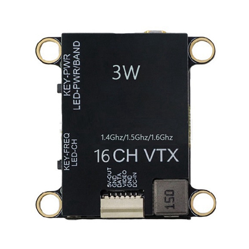 1.4G 1.5G 1.6G 3W VTX 16CH Yük - Fpv Drone Transmitter incelemesi ve fiyatı